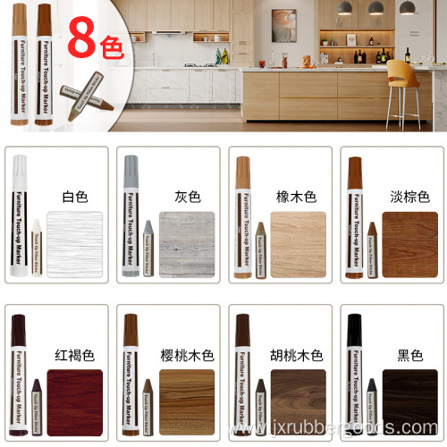 supplement paint pen Wooden floor drops supplementary color